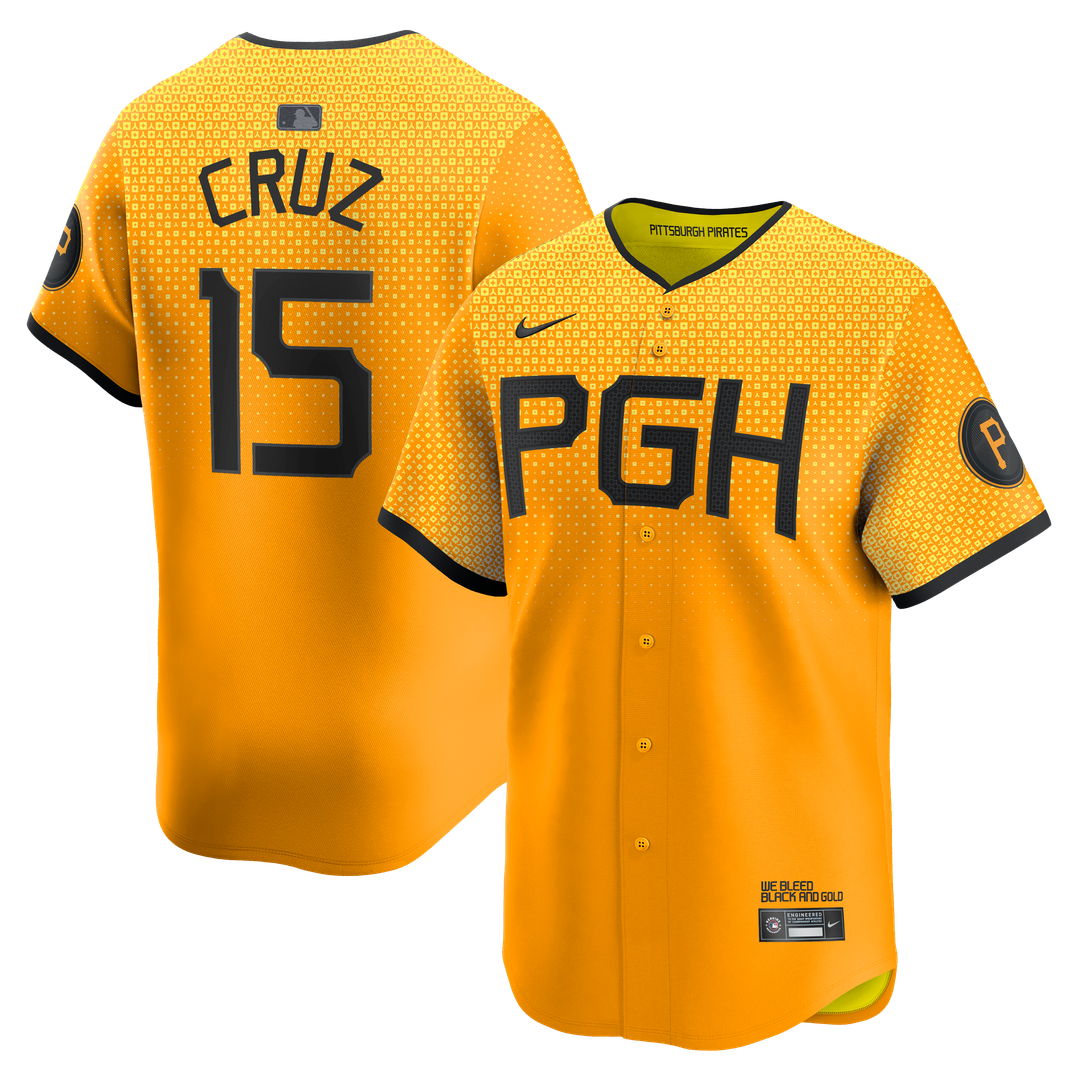 Oneil Cruz Pittsburgh Pirates City Connect Limited Jersey - Gold
