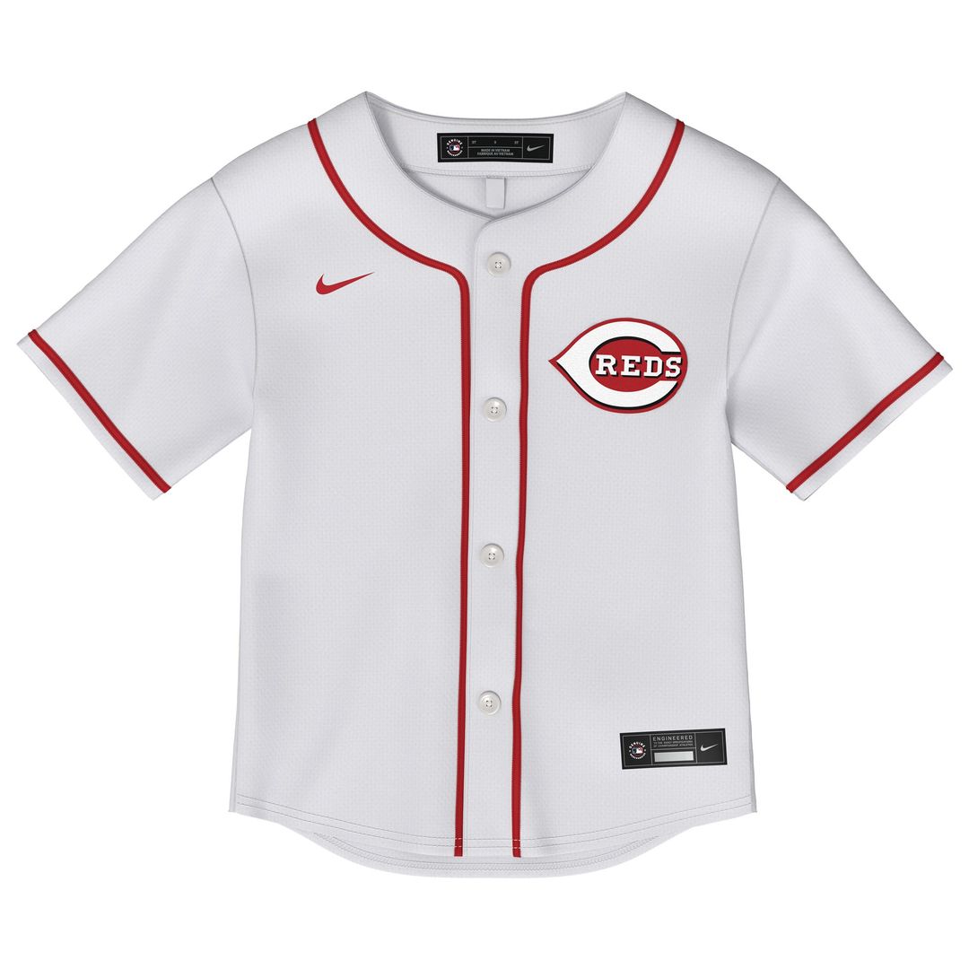 Elly De La Cruz Cincinnati Reds Toddler Home Replica Player Jersey - White