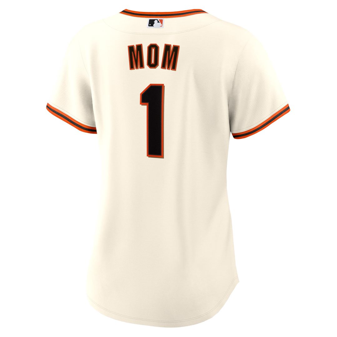 San Francisco Giants Women's #1 Mom Home Replica Jersey - White