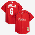 Ryan Howard Philadelphia Phillies Cooperstown Collection Batting Practice Jersey - Red
