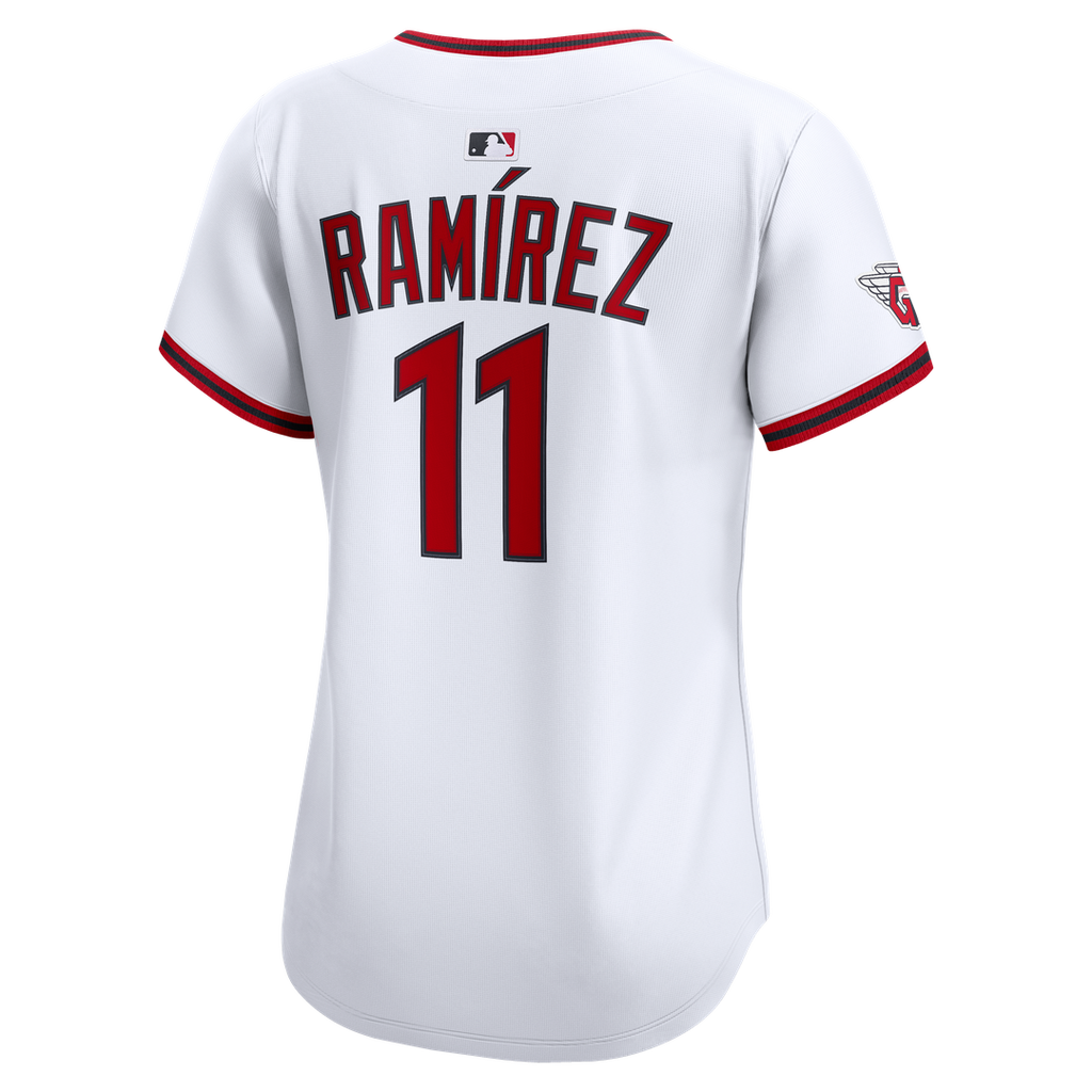 José Ramírez Cleveland Guardians Women's Home Limited Player Jersey - White