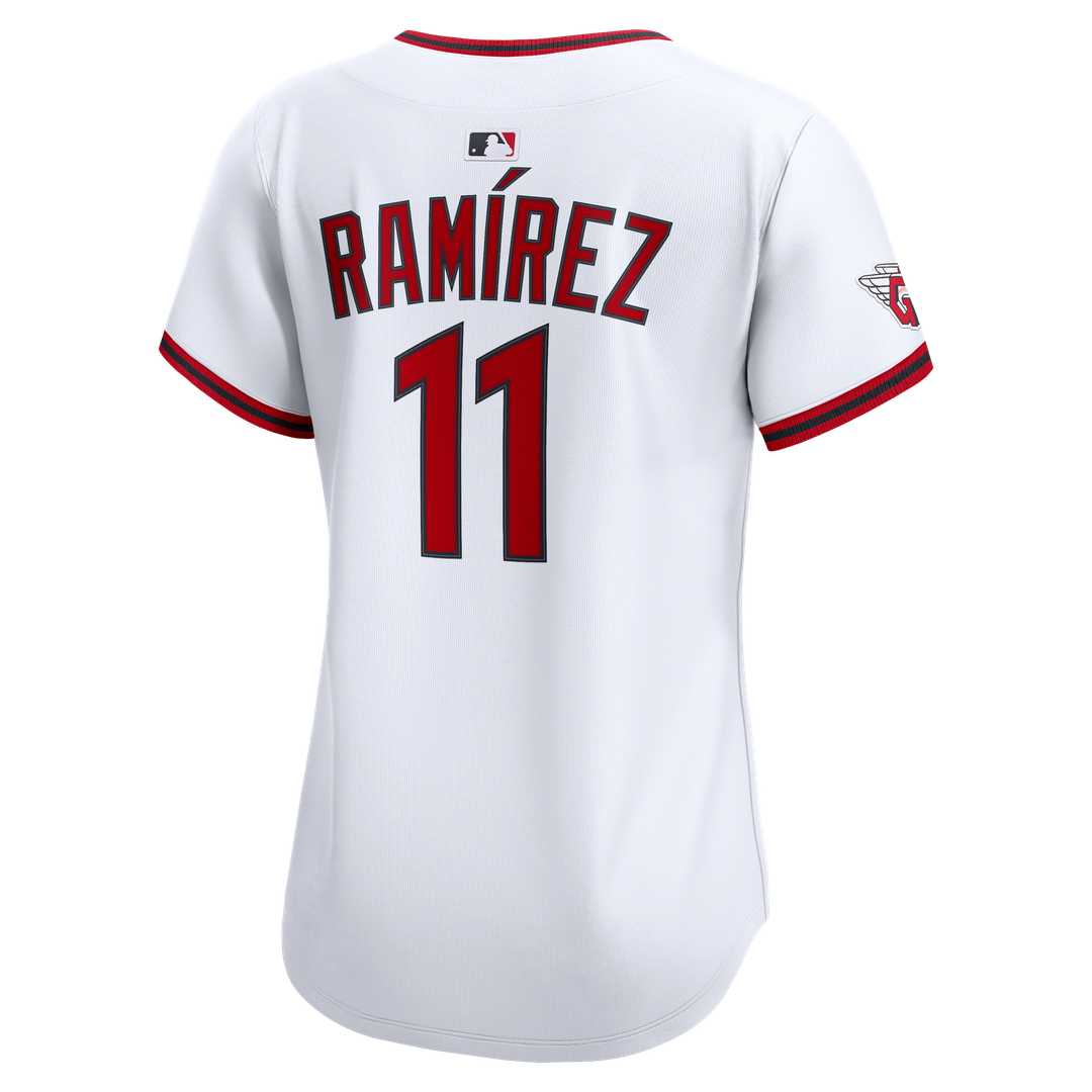 José Ramírez Cleveland Guardians Women's Home Limited Player Jersey - White