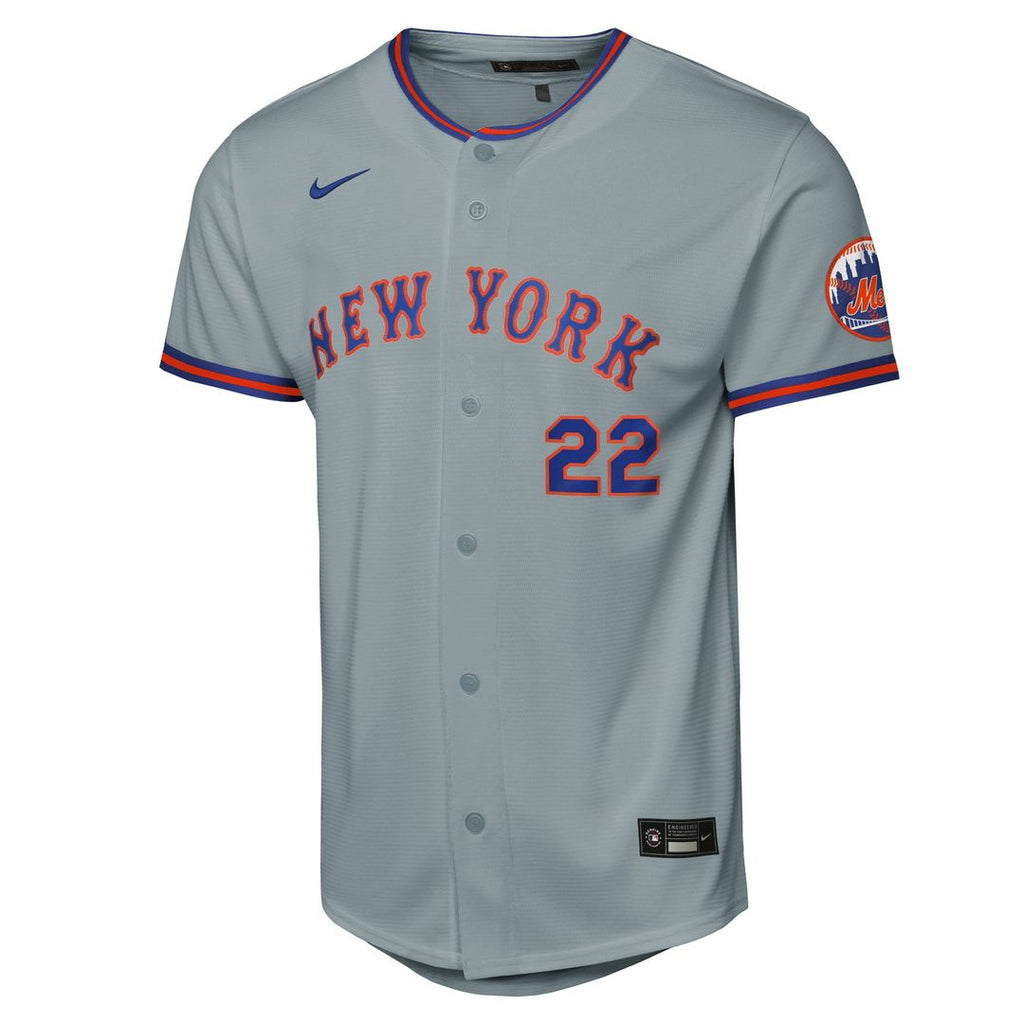 Juan Soto New York Mets Youth Road Stadium Jersey - Gray