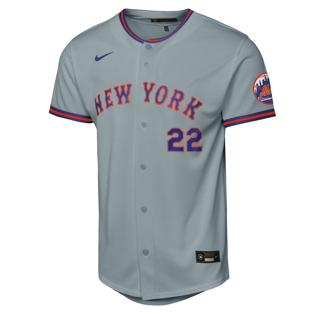 Juan Soto New York Mets Youth Road Stadium Jersey - Gray