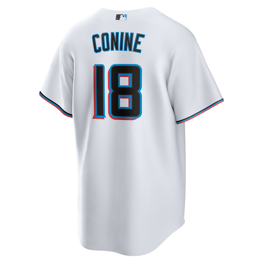 Griffin Conine Miami Marlins Home Replica Jersey - White