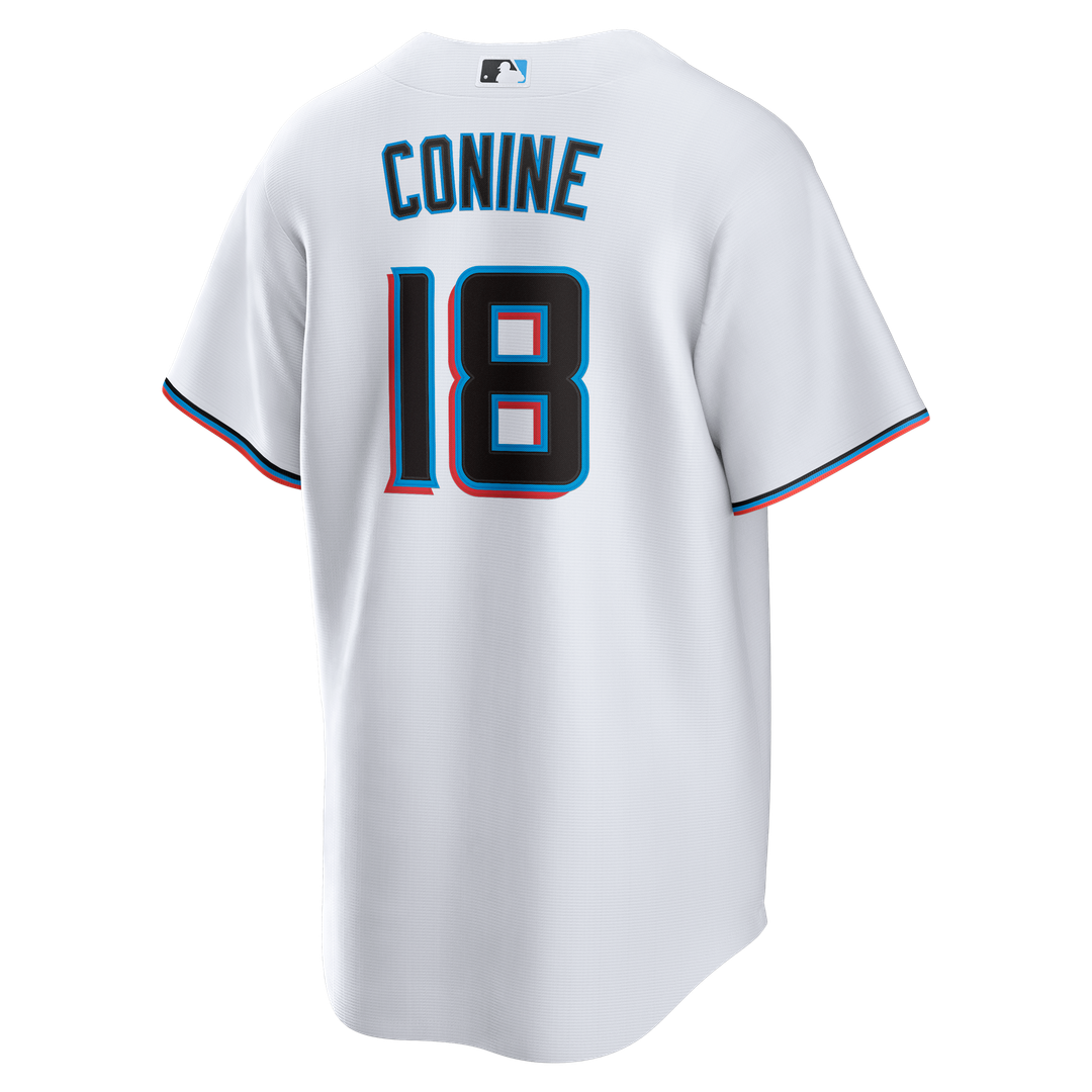 Griffin Conine Miami Marlins Home Replica Jersey - White