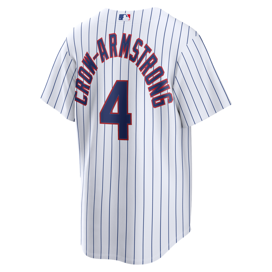 Pete Crow - Armstrong Chicago Cubs Home Replica Jersey - White