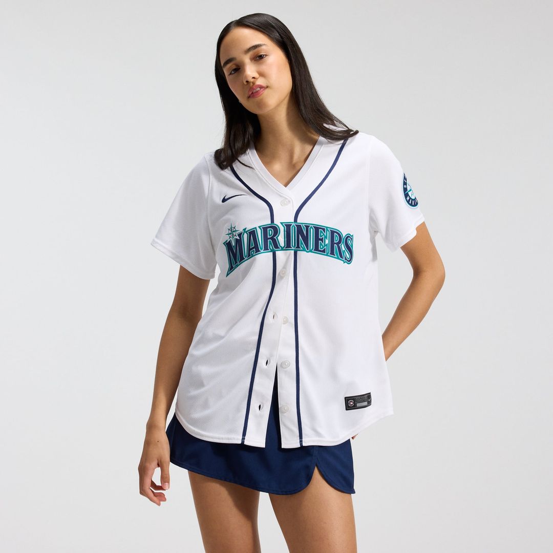 Cal Raleigh Seattle Mariners Women's Home Limited Player Jersey - White