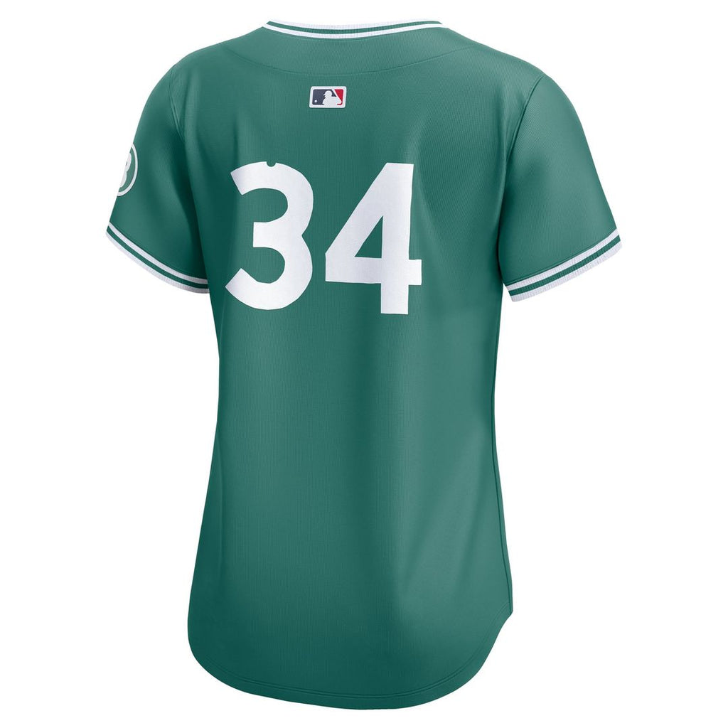 David Ortiz Boston Red Sox Women's 2025 City Connect Limited Retired Player Jersey - Green