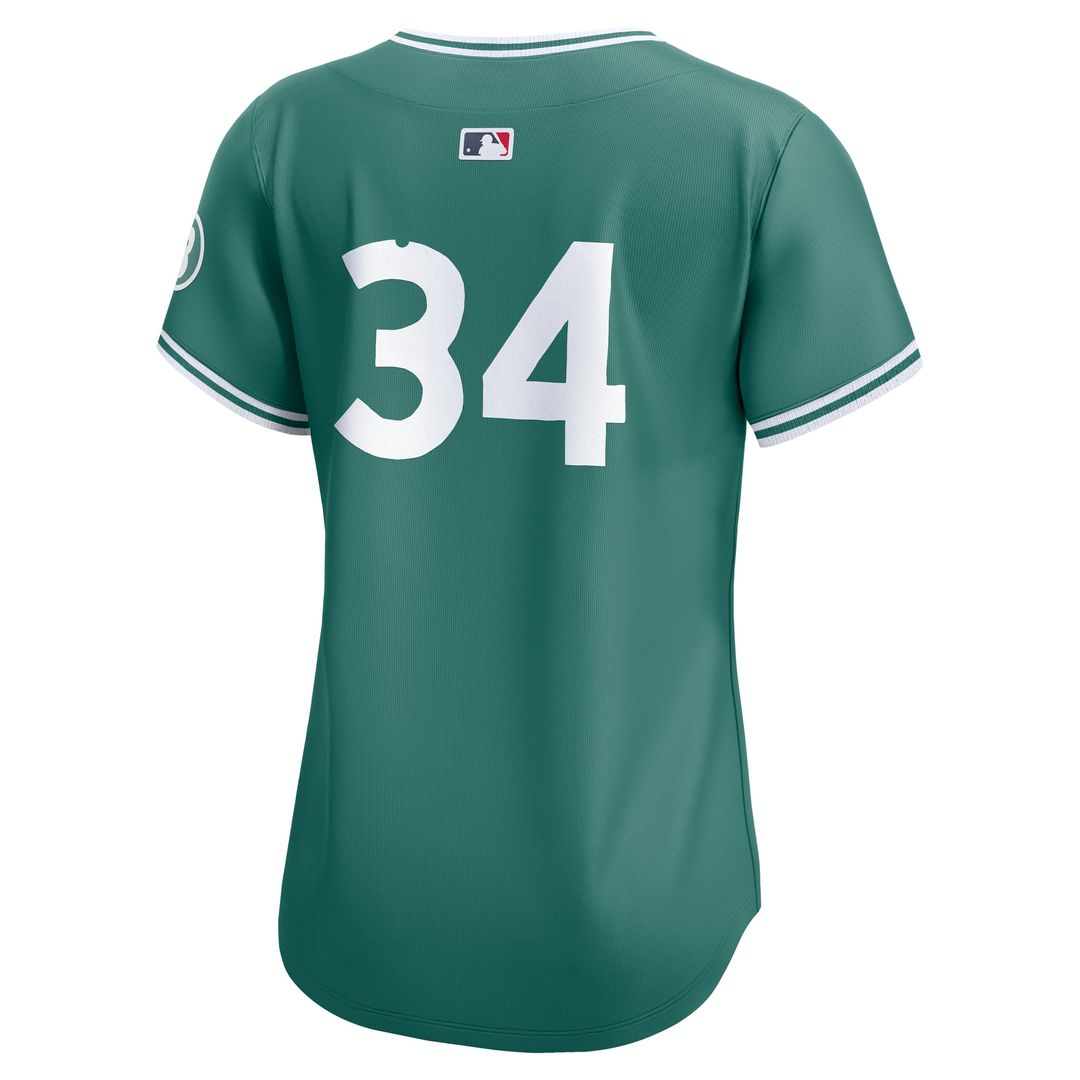 David Ortiz Boston Red Sox Women's 2025 City Connect Limited Retired Player Jersey - Green
