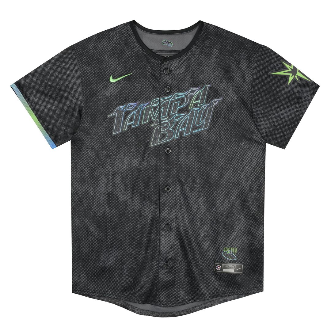 Tampa Bay Rays Preschool City Connect Jersey - Black