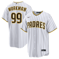Gage Workman San Diego Padres Home Replica Jersey - White