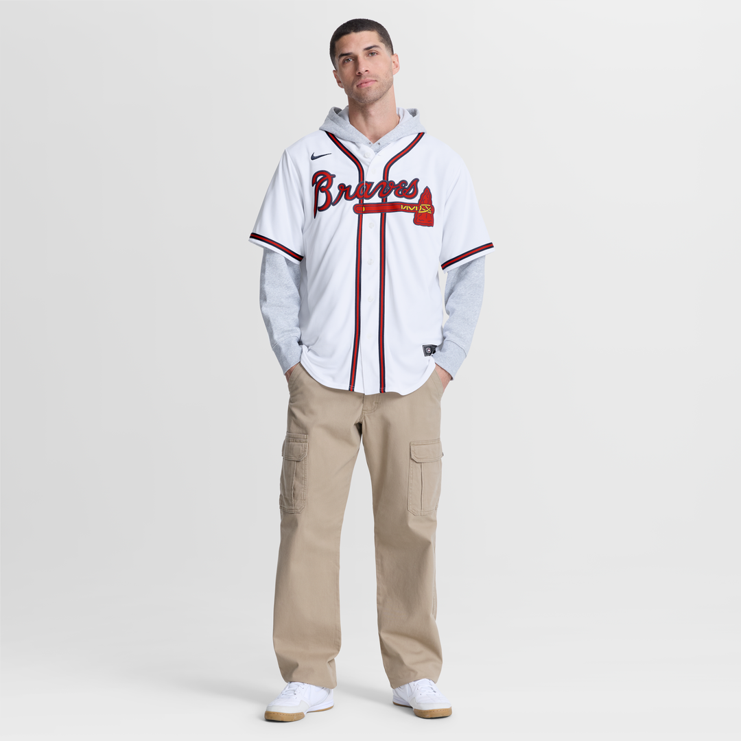 Austin Riley Atlanta Braves Home Replica Jersey - White