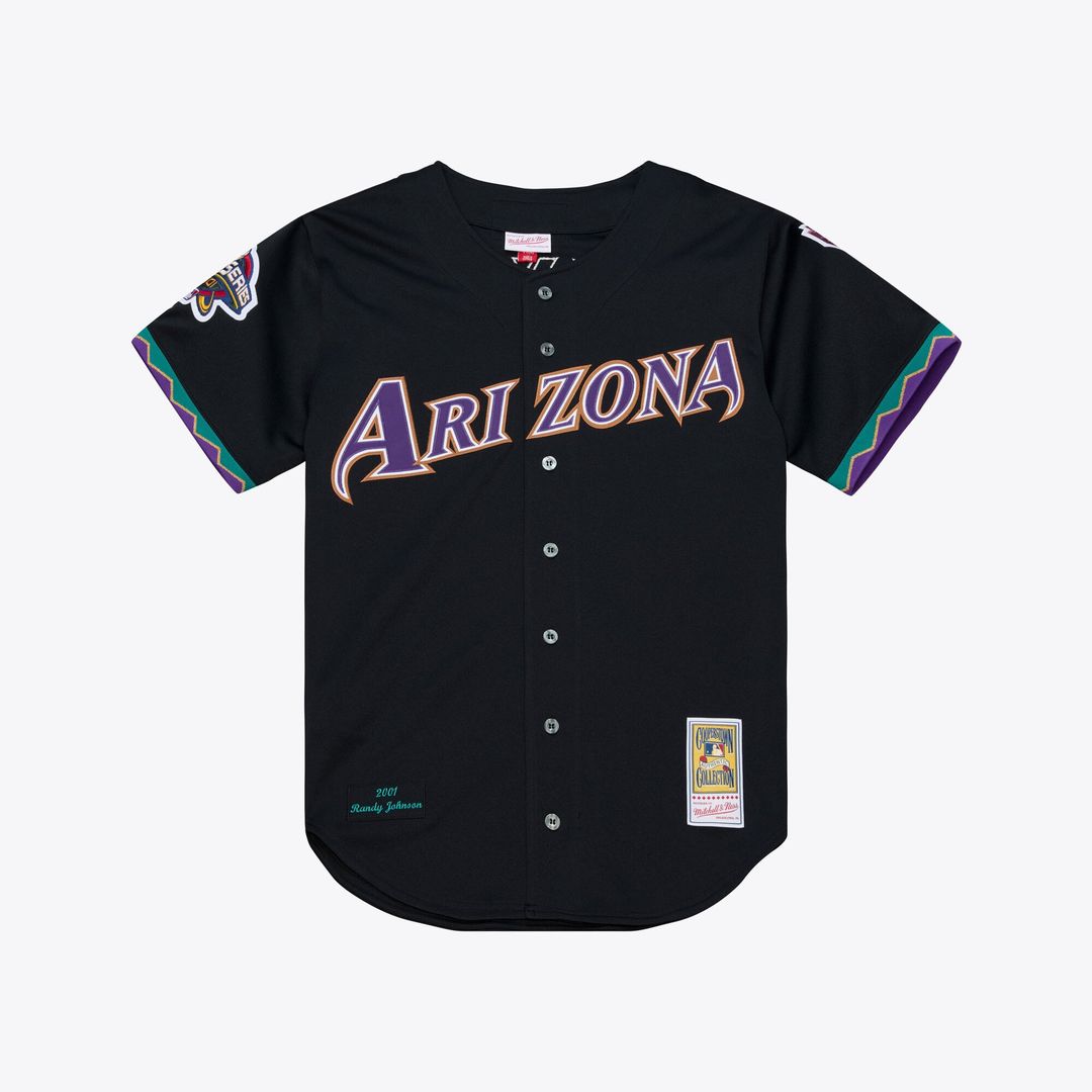 Randy Johnson Arizona Diamondbacks 2000 Throwback Authentic Jersey - Purple