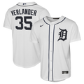 Justin Verlander Detroit Tigers Youth Home Replica Jersey - White