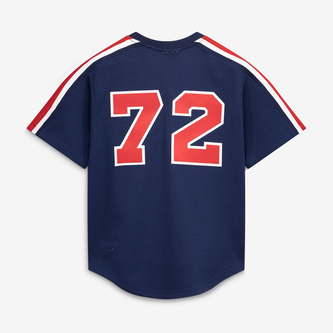 Carlton Fisk Chicago White Sox Authentic Batting Practice Jersey - Navy