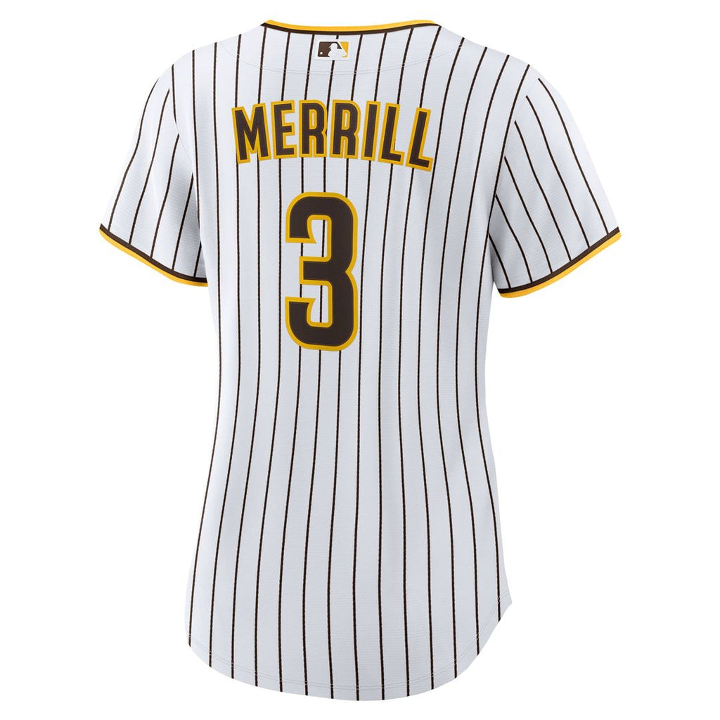 Jackson Merrill San Diego Padres Women's Home Replica Jersey - White
