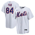 Jefry Yan New York Mets Home Replica Jersey - White