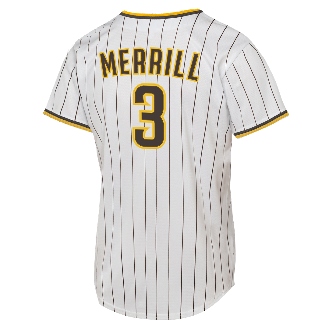 Jackson Merrill San Diego Padres Youth Home Replica Jersey - White