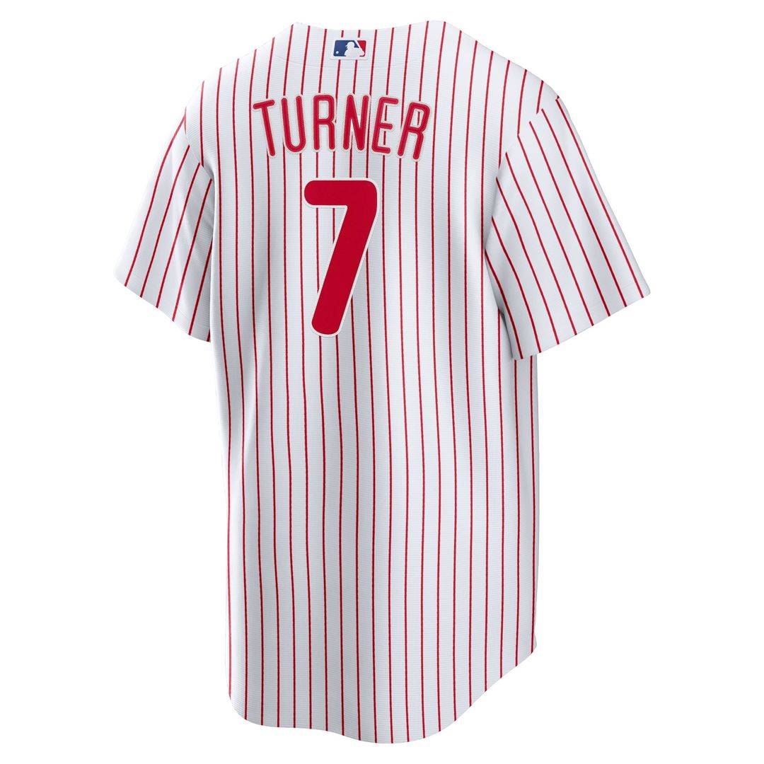 Trea Turner Philadelphia Phillies Home Replica Player Jersey - White