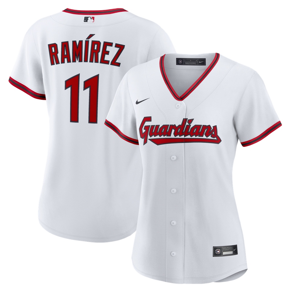 José Ramírez Cleveland Guardians Women's Home Replica Jersey - White