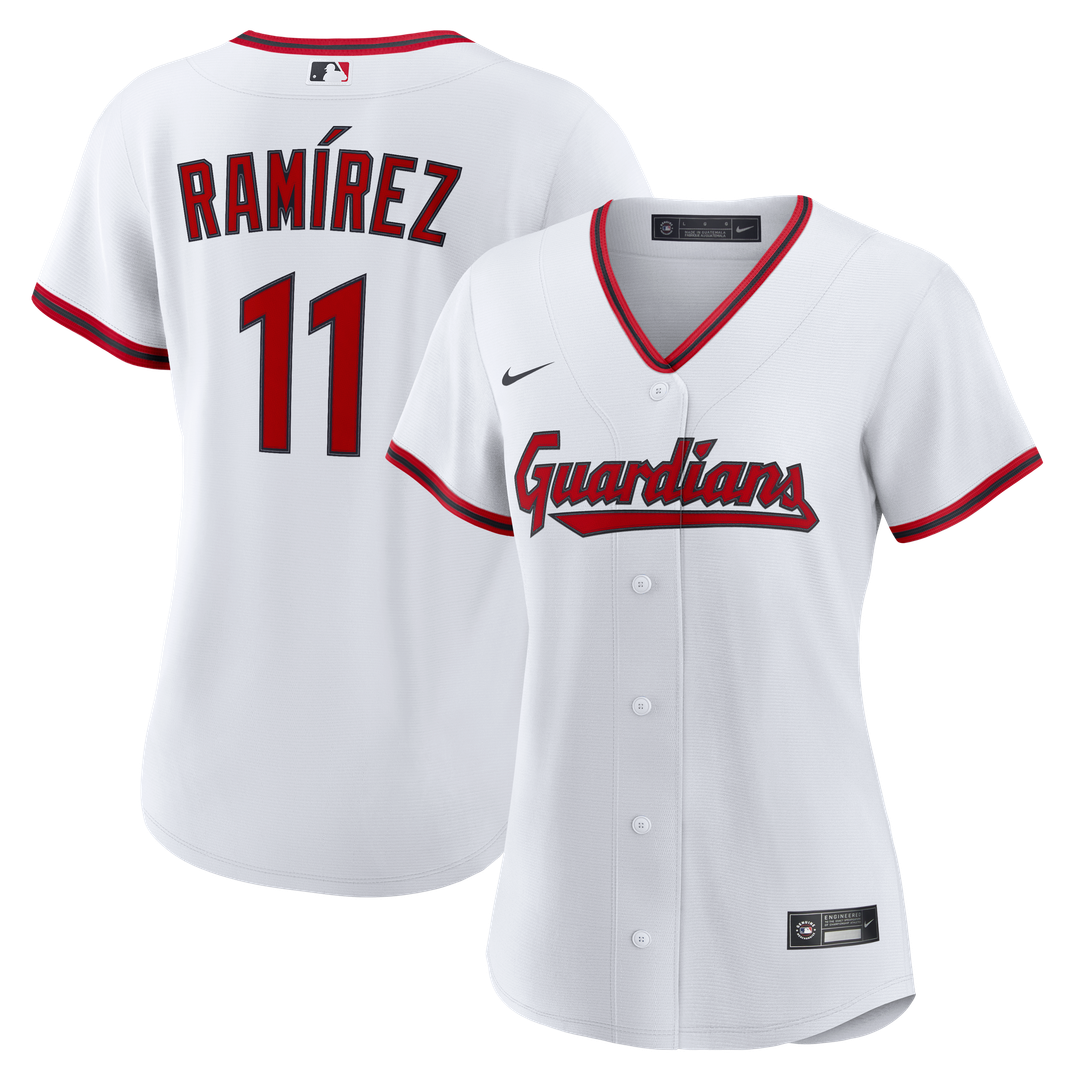 José Ramírez Cleveland Guardians Women's Home Replica Jersey - White
