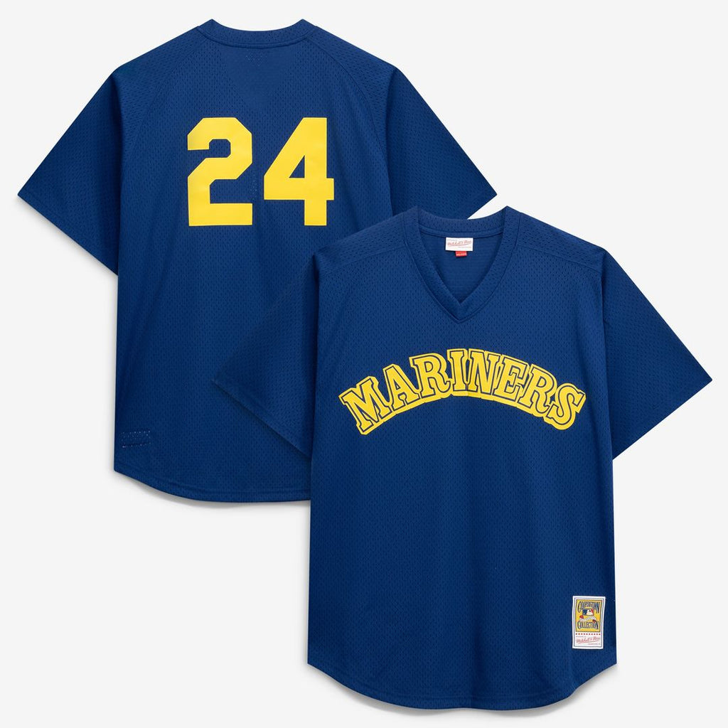 Ken Griffey Jr. Seattle Mariners Big & Tall Cooperstown Collection Mesh Batting Practice Jersey - Royal