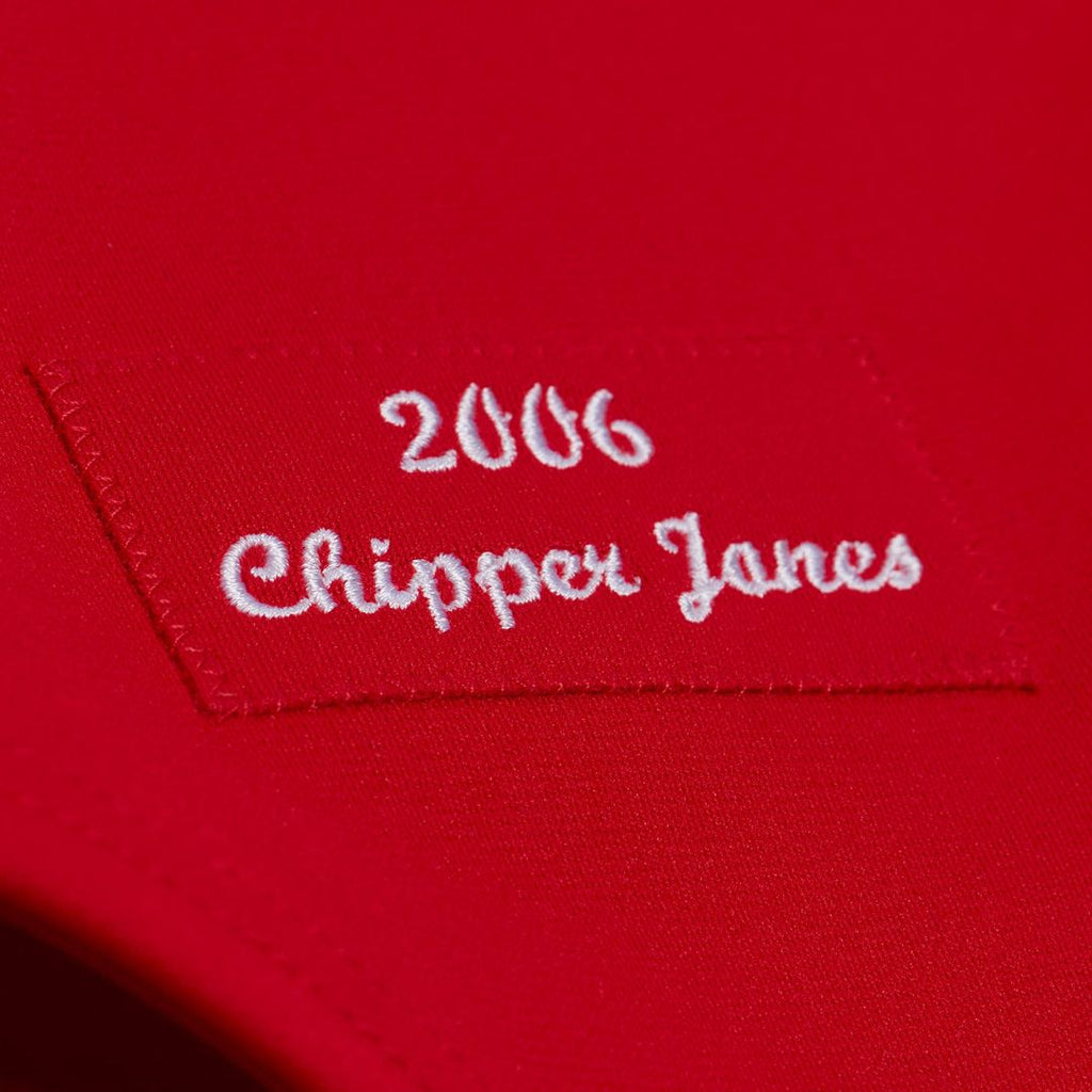 Chipper Jones Atlanta Braves 2006 Cooperstown Collection Authentic Jersey - Red