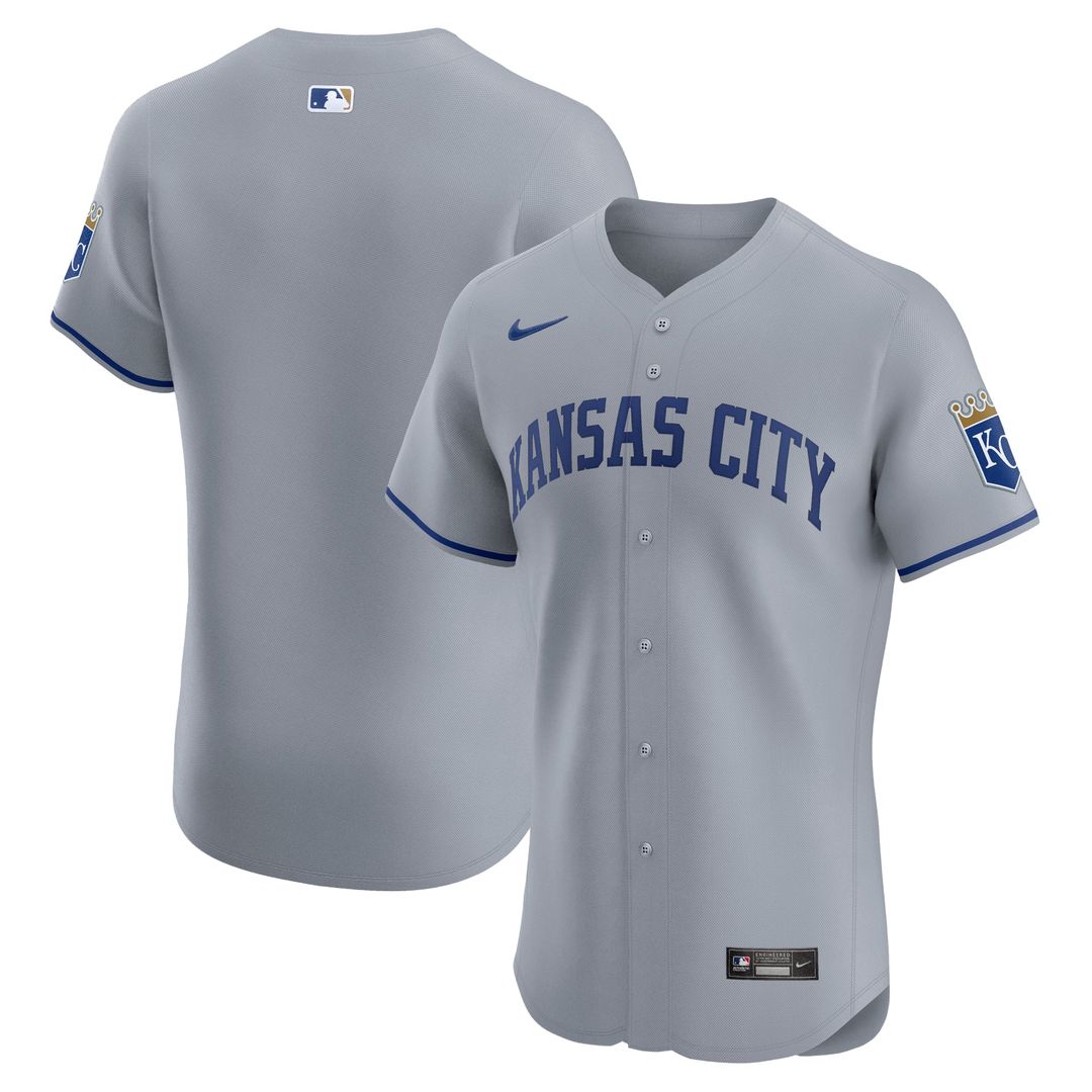 Kansas City Royals Home Elite Jersey - White