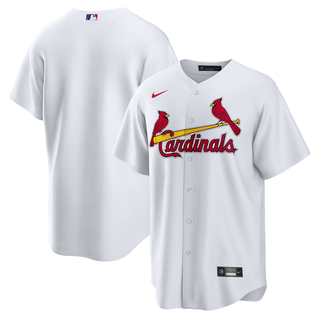 St. Louis Cardinals Home Big & Tall Replica Jersey - White