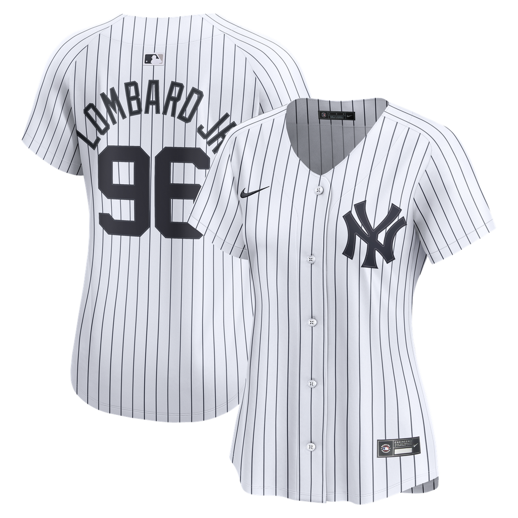 George Lombard Jr. New York Yankees Women's Home Limited Jersey - White