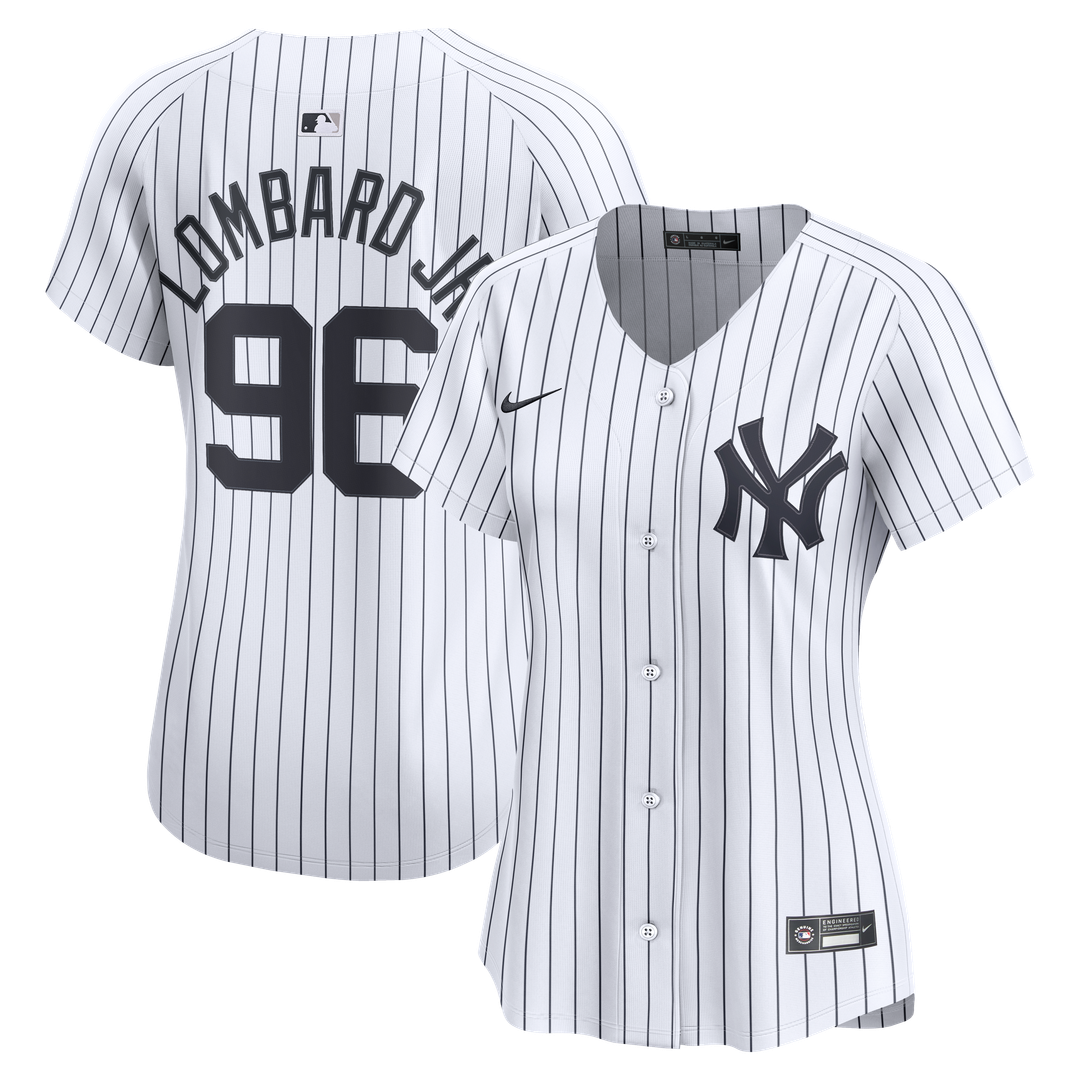 George Lombard Jr. New York Yankees Women's Home Limited Jersey - White