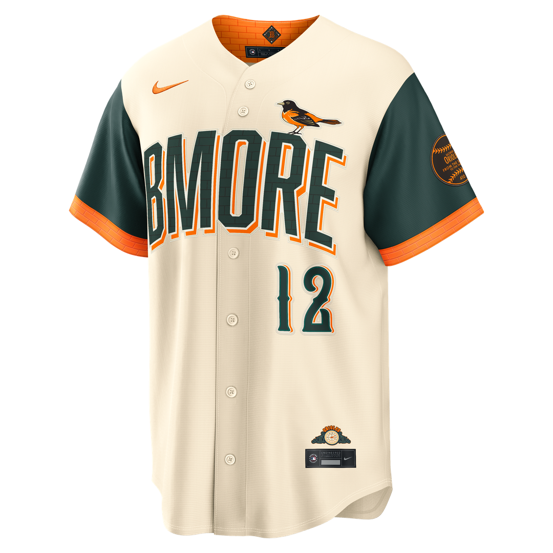 Dylan Beavers Baltimore Orioles 2026 City Connect Stadium Jersey - Cream
