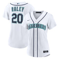 Luke Raley Seattle Mariners Women's Home Replica Jersey - White