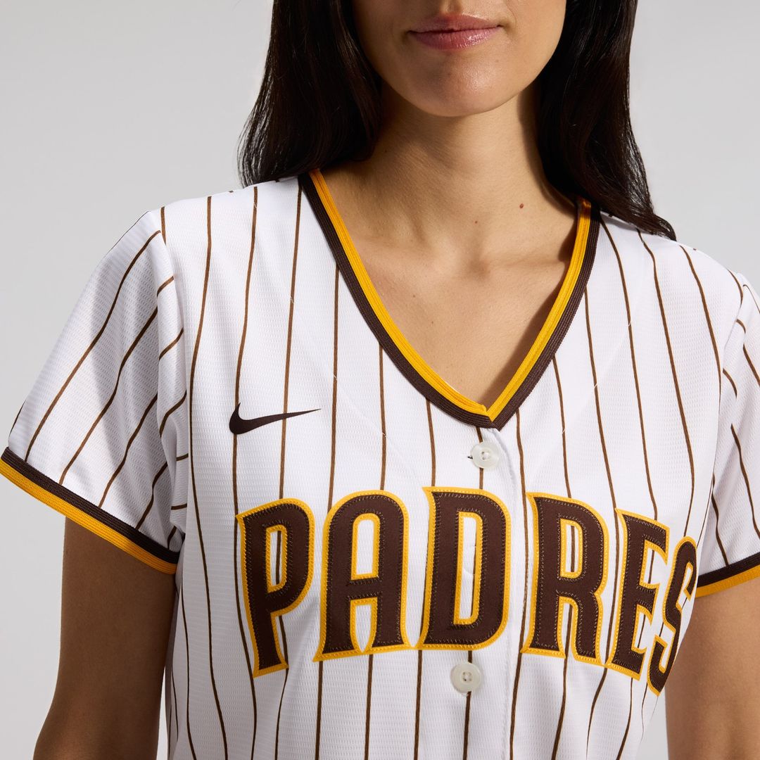San Diego Padres Women's Home Replica Team Jersey - White