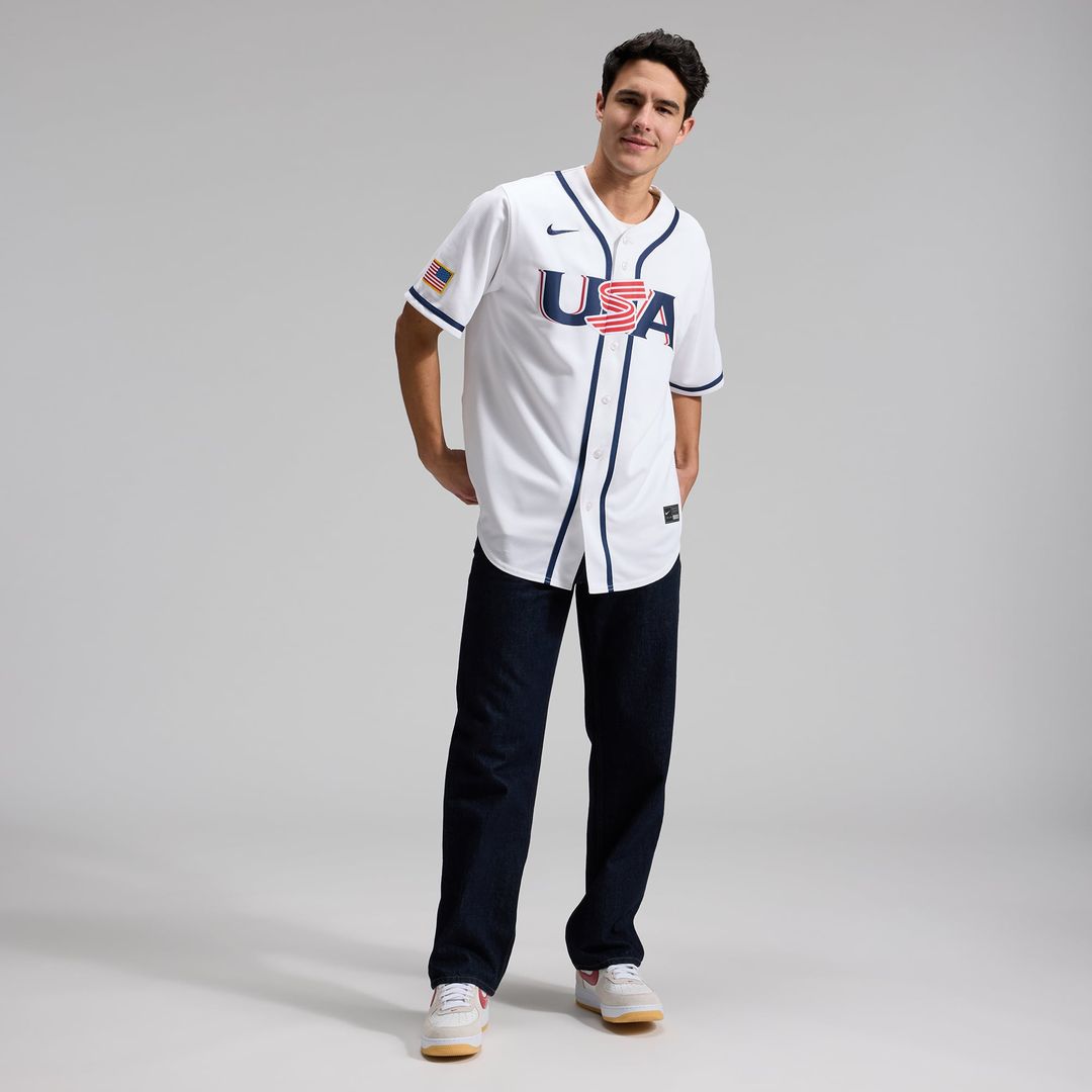 Aaron Judge USA Baseball 2026 World Baseball Classic Home Stadium Jersey - White