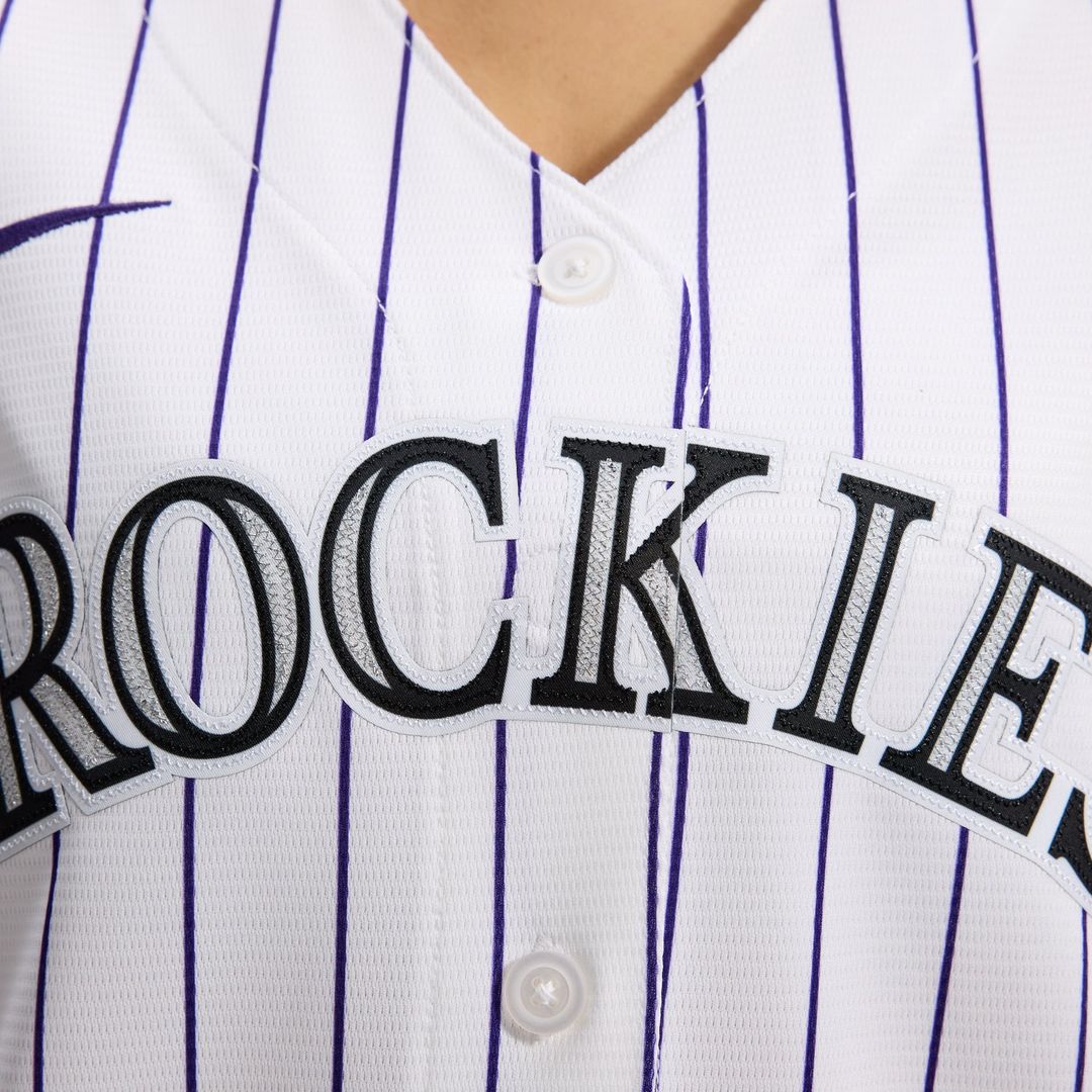 Colorado Rockies Women's Home Replica Team Jersey - White