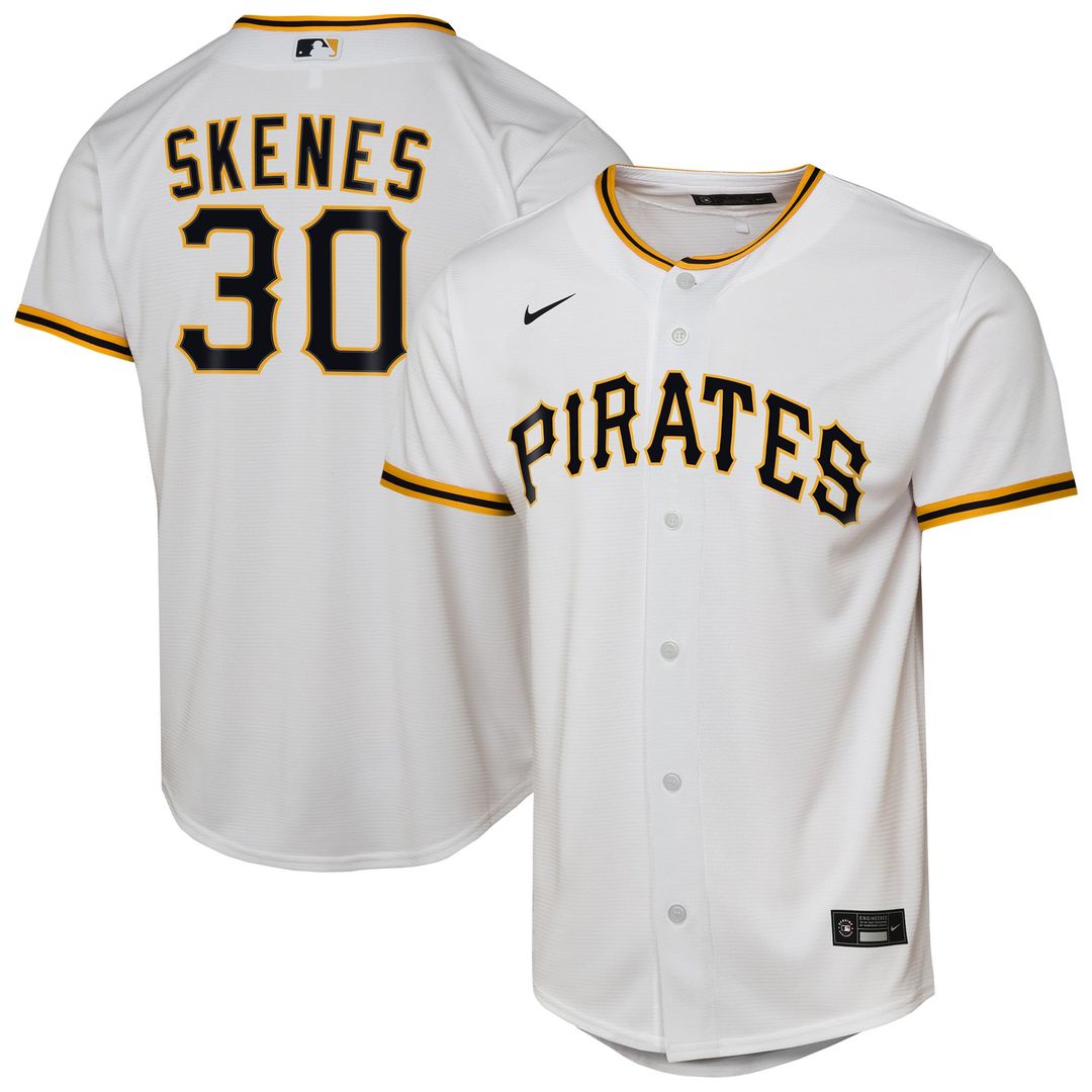 Paul Skenes Pittsburgh Pirates Youth Home Replica Player Jersey - White