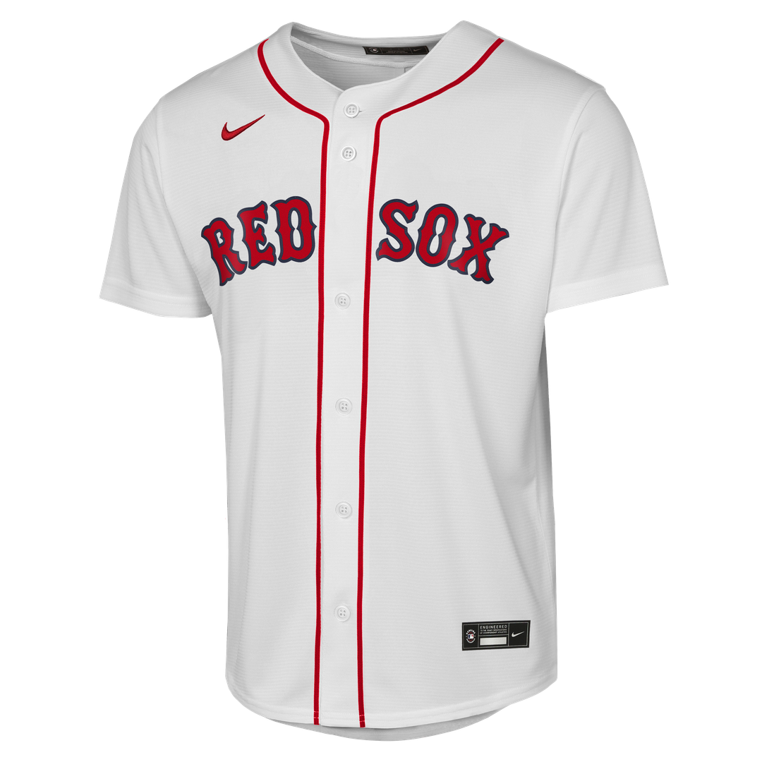 Wilyer Abreu Boston Red Sox Youth Home Replica Jersey - White