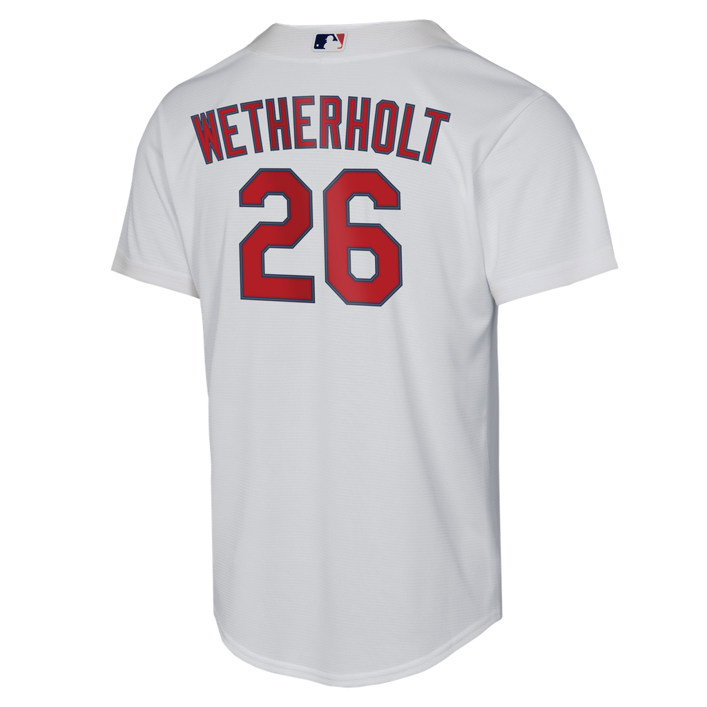 JJ Wetherholt St. Louis Cardinals Youth Home Replica Jersey - White