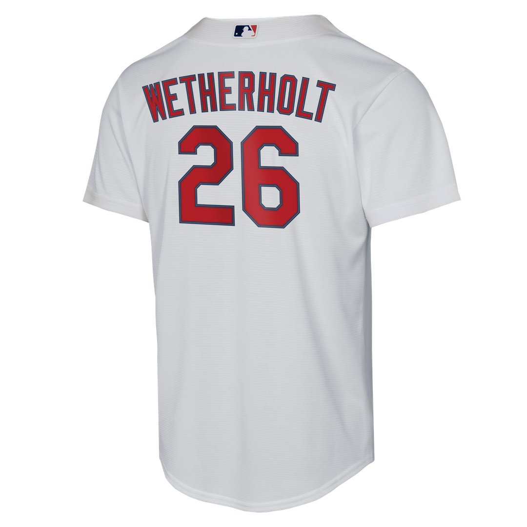 JJ Wetherholt St. Louis Cardinals Youth Home Replica Jersey - White