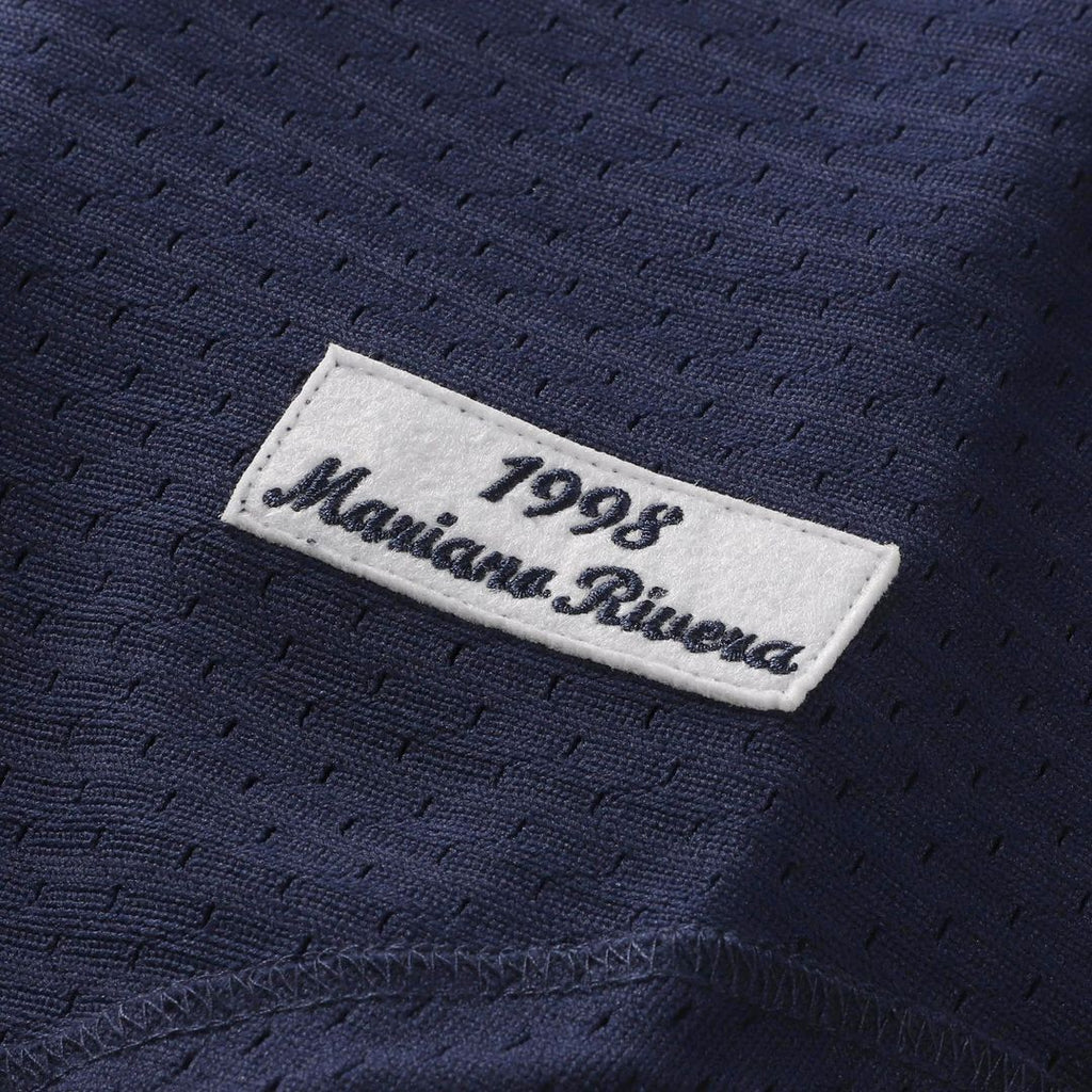Mariano Rivera New York Yankees Cooperstown Collection Mesh Batting Practice Button - Up Jersey - Navy