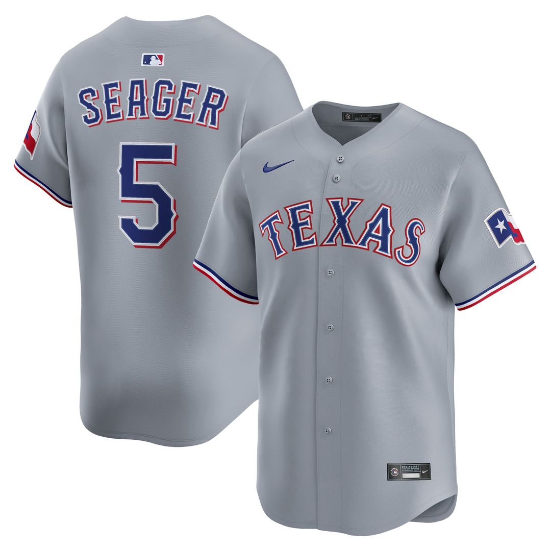 Corey Seager Texas Rangers Road Limited Jersey - Gray