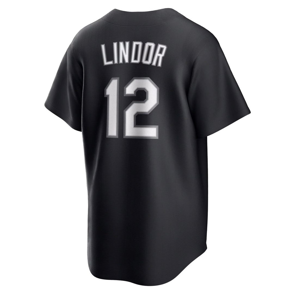 Francisco Lindor New York Mets Replica Player Jersey - Black