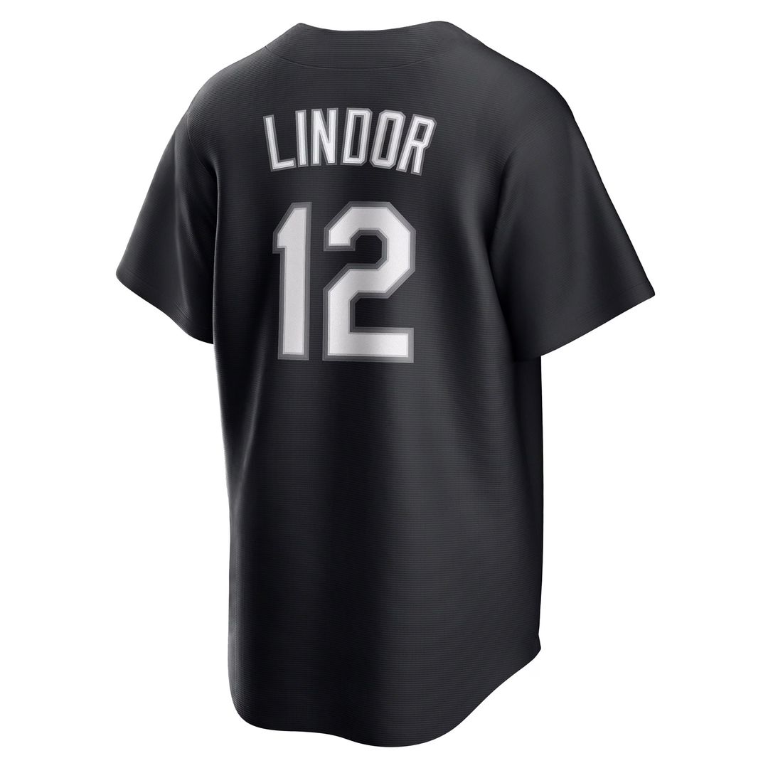 Francisco Lindor New York Mets Replica Player Jersey - Black
