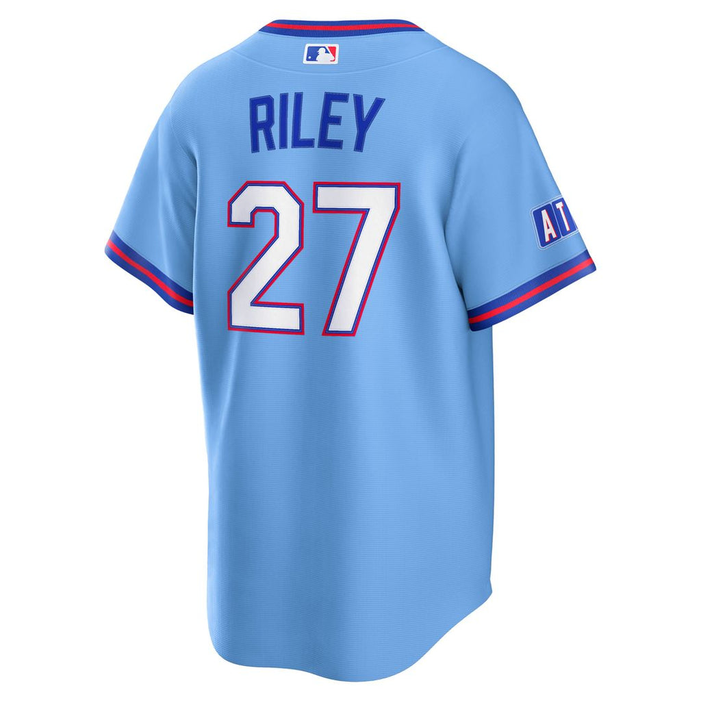 Austin Riley Atlanta Braves 2026 City Connect Stadium Jersey - Powder Blue