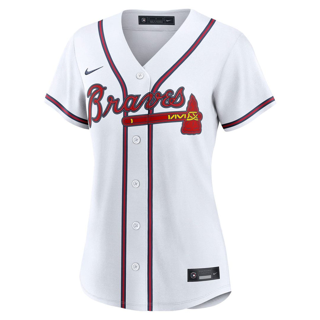Austin Riley Atlanta Braves Women's Home Replica Jersey - White