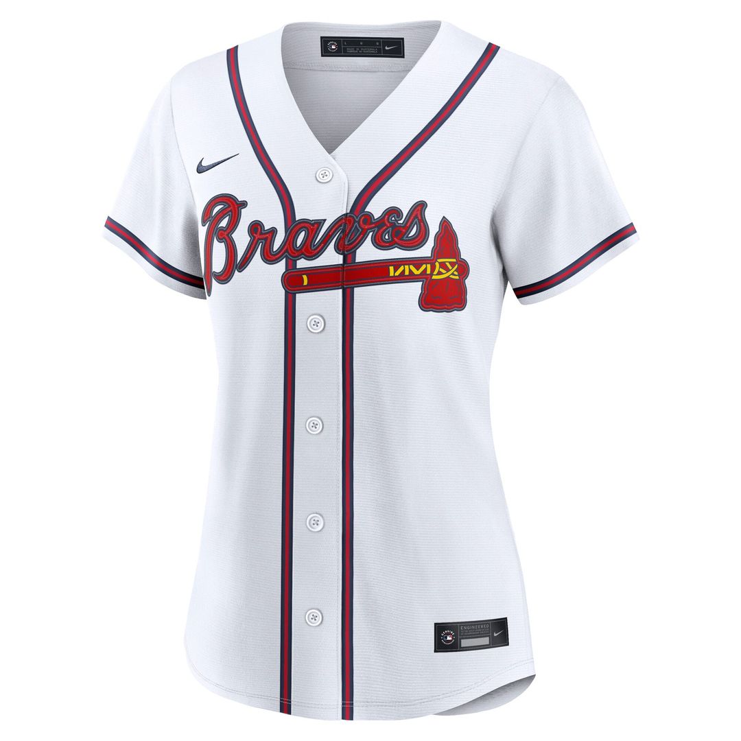 Austin Riley Atlanta Braves Women's Home Replica Jersey - White