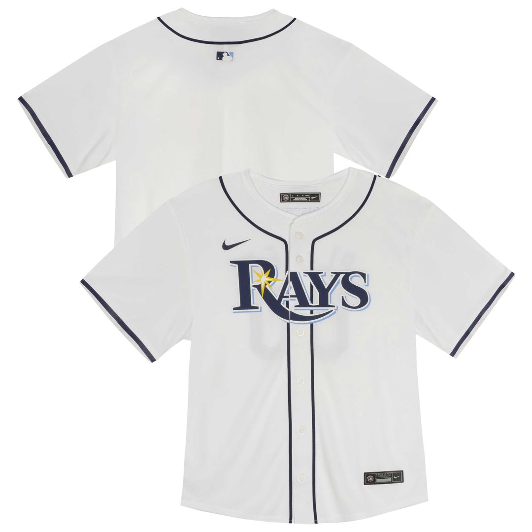 Tampa Bay Rays Youth Home Game Jersey - White