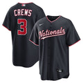 Dylan Crews Washington Nationals Alternate Replica Jersey - Navy